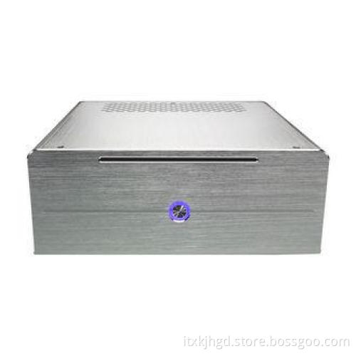 Slim ODD Aluminum Computer Cases , Fan Mini Noiseless PC Ca